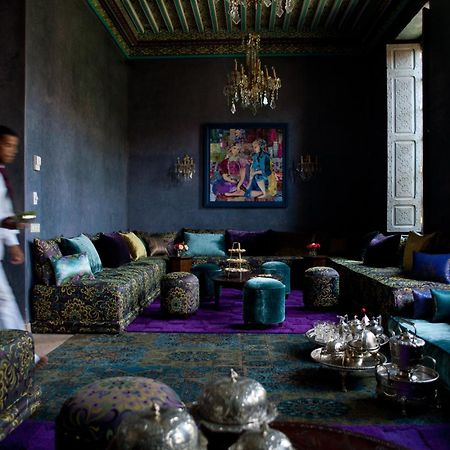 Tigmiza Boutique Hotel & Spa Ouled Jelal Kültér fotó The living room at the Hotel Majorelle