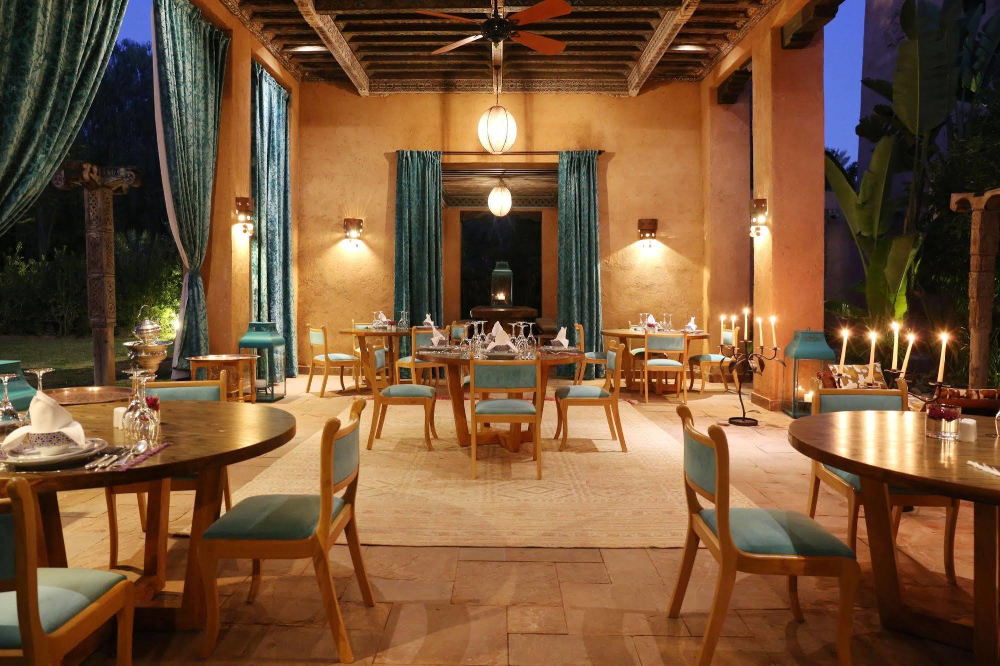 Tigmiza Boutique Hotel & Spa Ouled Jelal Kültér fotó Restaurant at the Hotel Amanjena